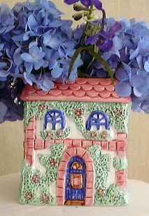 French Cottage Vase, A Ceramic Vase from Cottages and Gardens