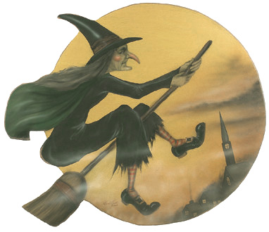 Wicked Witch Disk Halloween Decoration & Display
