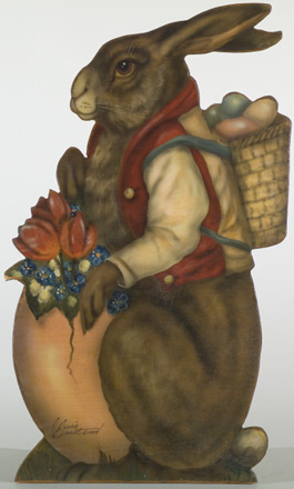 Rabbit With Flowers - An Easter Decoration & Display from Cottages and Gardens