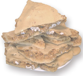 The CottageKeeper's Pecan Brittle - Old Fahion Pecan Brittle fom The Candy Shop at Cottages and Gardens