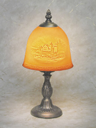 Lighthouse Porcelain Lithophane Petite Lamp