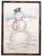 Snowman With Top Hat Painting - A Christmas Decoration & Display from Cottages and Gardens