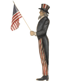 Uncle Sam With Flag Dummy Board - Boardwalk Originals