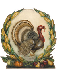 Harvest Turkey - A Boardwalk Originals Thanksgiving Display