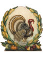 Boardwalk Originals - Thanksgiving Decorations and Displays (Harvest Turkey)