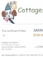 Cottages and Gardens Gift Certificates & E-Gift Certificates