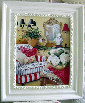 The Visitor Giclee Print Framed by Mary Kay Crowley from Cottages and Gardens