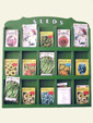 Vintage Seeds Rack - A Cottages and Gardens Exclusive Item